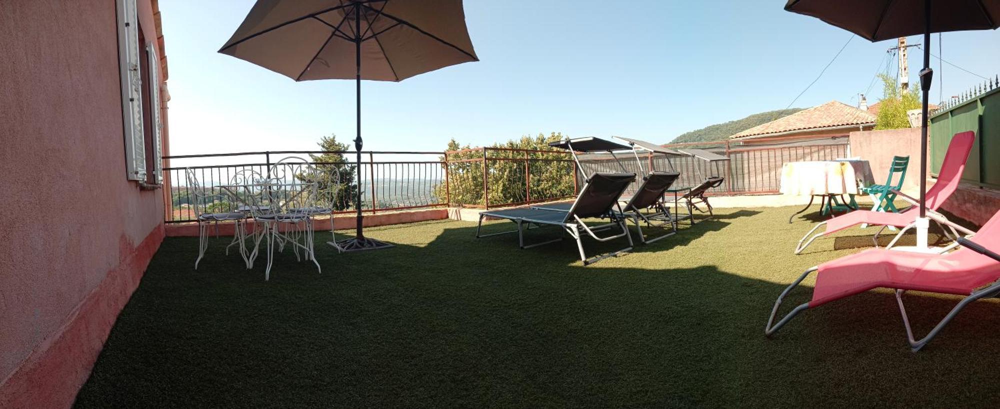 De 1 A 6 Avec Terrasse Solarium, Vue Panoramique Et Parking Gratuit Apartment Grasse Exterior photo